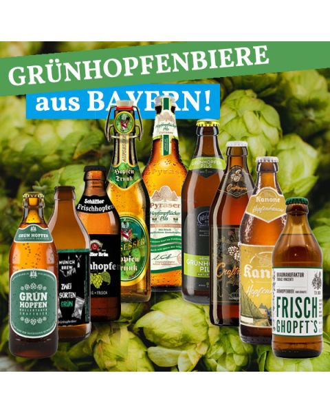 Grünhopfenbiere aus Bayern