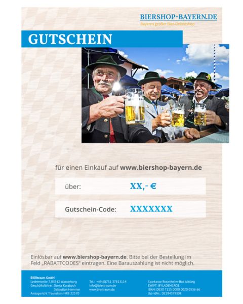 Gutscheinurkunde