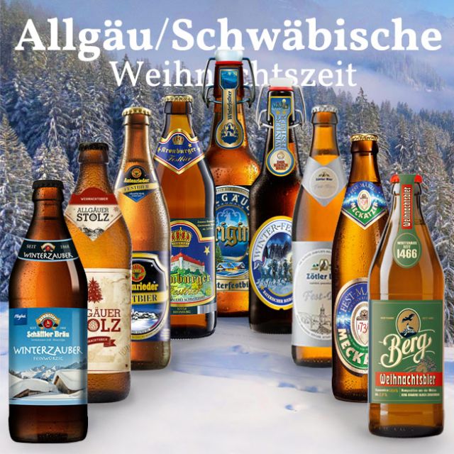 Bierpaket Allgäu- Schwäbische Weihnachtszeit