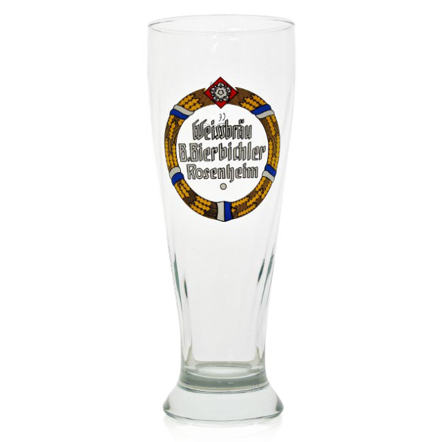 Biershop Bayern Unertl Weißbierglas gebogen (0,5 ltr) - 6 Stück