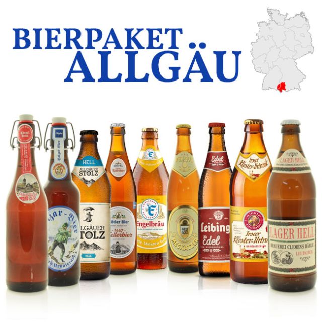 Bierpaket Allgäu - 9 Bierspezialitäten