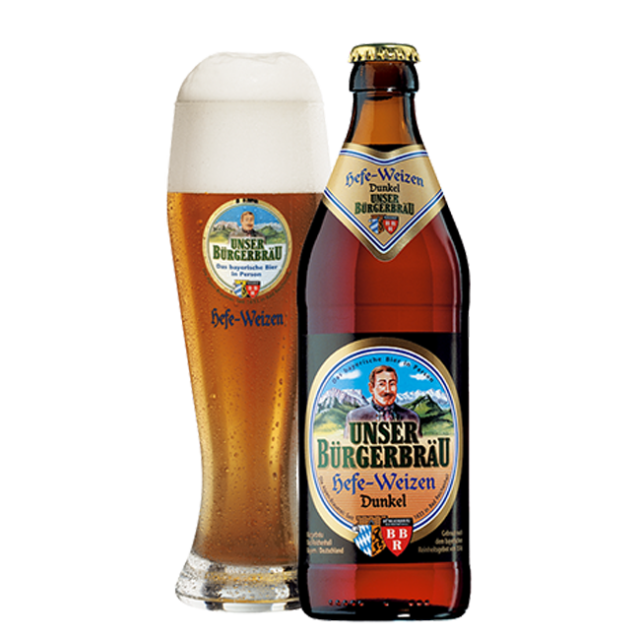 Unser Bürgerbräu Hefe-Weizen Dunkel
