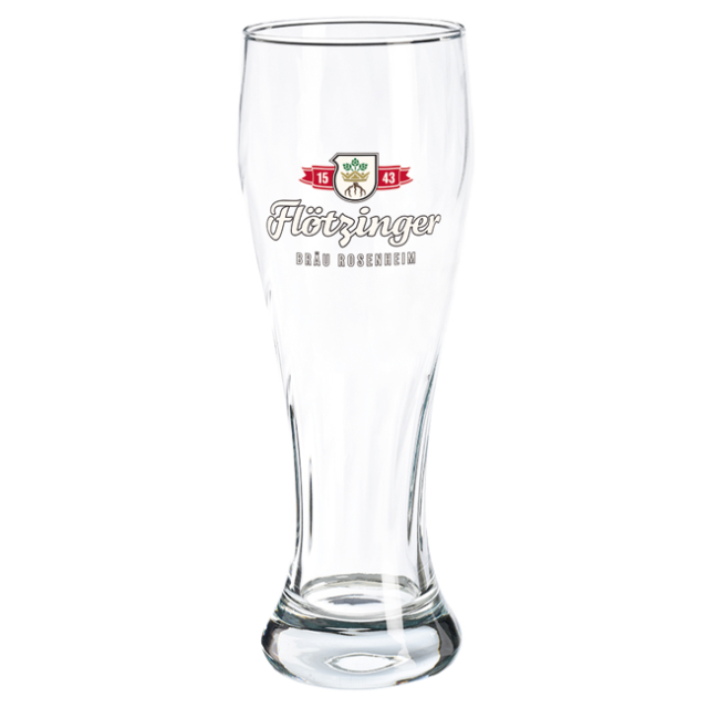 Flötzinger Weißbierglas Weizenglas 0,5 ltr.