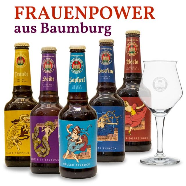 Geballte Frauenpower aus Baumburg - Bockbierpaket