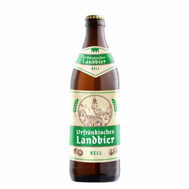 Urfränkisches Landbier helles Lagerbier
