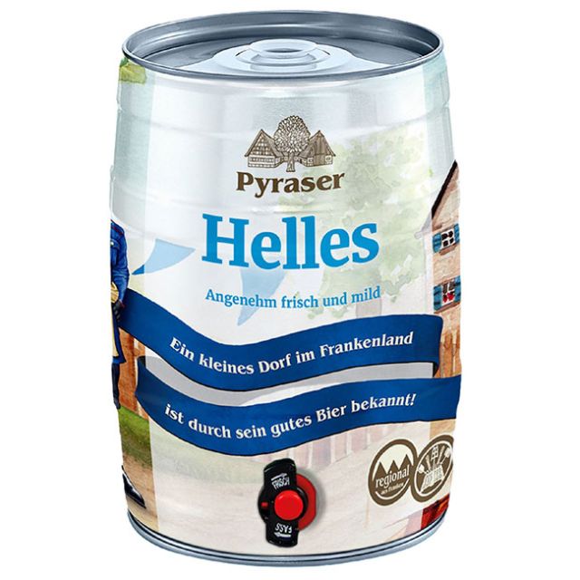 Pyraser Landbier- 5 Liter Partyfass