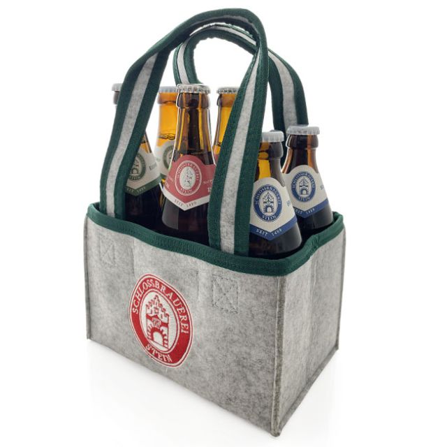 Steiner Männerhandtasche - Sixpack Filzoptik