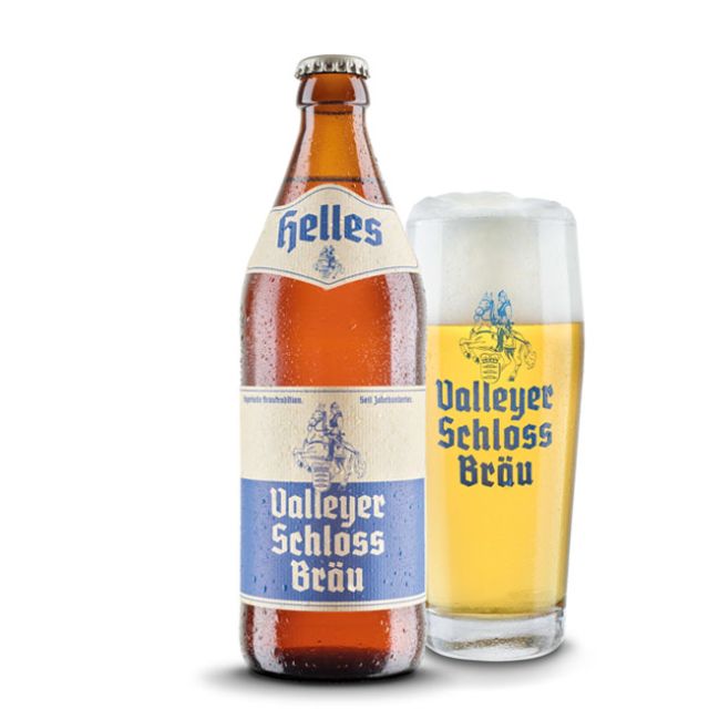 Valleyer Schloss Bräu Helles - 9 Flaschen