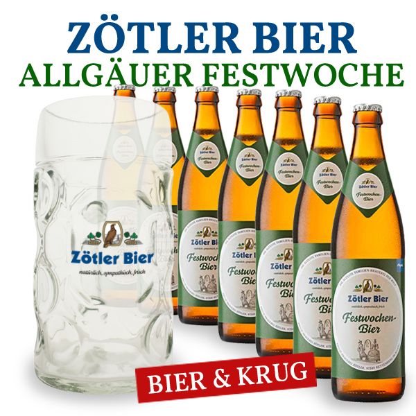 Biershop Bayern Zotler Allgauer Festwoche Bierpaket Mit Masskrug