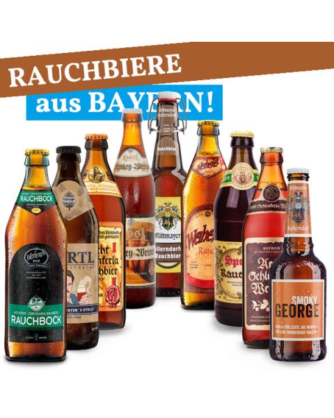 Rauchbiere aus Bayern - Bierpaket