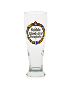 B. Bierbichler Rosenheim Weißbierglas