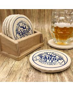 Brauhaus Faust Miltenberg Bieruntersetzer aus Naturstein