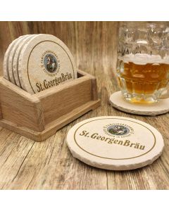 St. Georgenbräu Bieruntersetzer aus Naturstein
