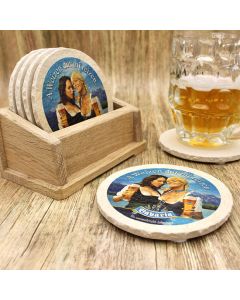 Brauerei Eder und Heylands Grossostheim Bieruntersetzer aus Naturstein