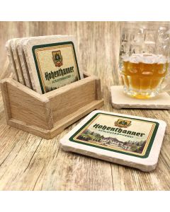 Schlossbrauerei Hohenthanner  Bieruntersetzer aus Naturstein