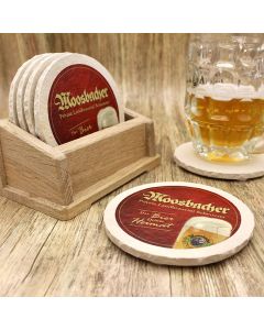 Moosbacher Bieruntersetzer aus Naturstein
