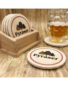 Landbrauerei Pyraser Thalmässing Bieruntersetzer aus Naturstein