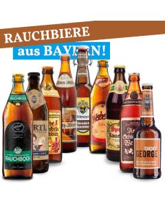 Rauchbiere aus Bayern - Bierpaket