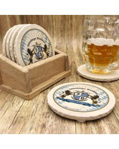 Starnberger Brauhaus Edition Raute Bieruntersetzer aus Naturstein
