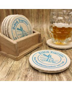 Brauhaus Tegernsee Schlossedition Bieruntersetzer aus Naturstein