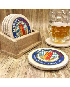 Unertl Weissbier Haag Bieruntersetzer aus Naturstein