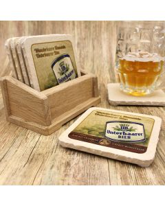 Schlossbrauerei Unterbaar Bieruntersetzer aus Naturstein