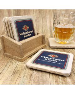 Weltenburger Klosterbrauerei Bieruntersetzer aus Naturstein