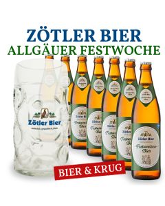 Allgäuer Festwoche Bierpaket mit Maßkrug