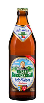 Bürgerbräu Bad Reichenhall Hefe-Weizen alkoholfrei